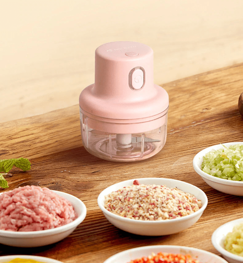 Mini Electric Food Chopper 2.0 | Mini Electric Vegetable Chopper Onion Tomato Chopper Mini Electric Food Chopper 2.0 Food Processor