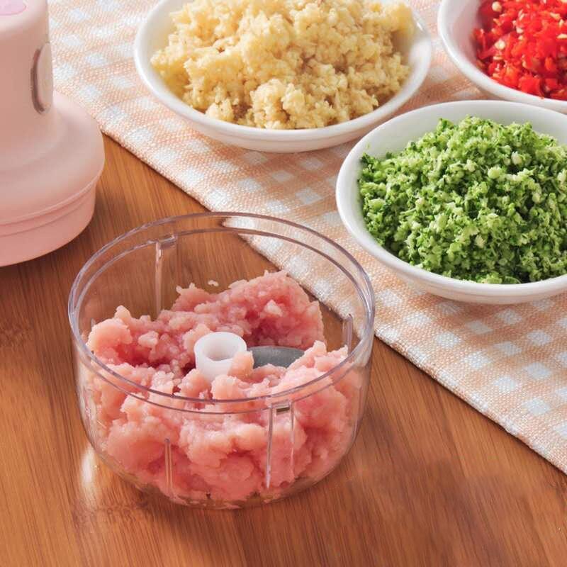 Mini Electric Food Chopper 2.0 | Mini Electric Vegetable Chopper Onion Tomato Chopper Mini Electric Food Chopper 2.0 Food Processor