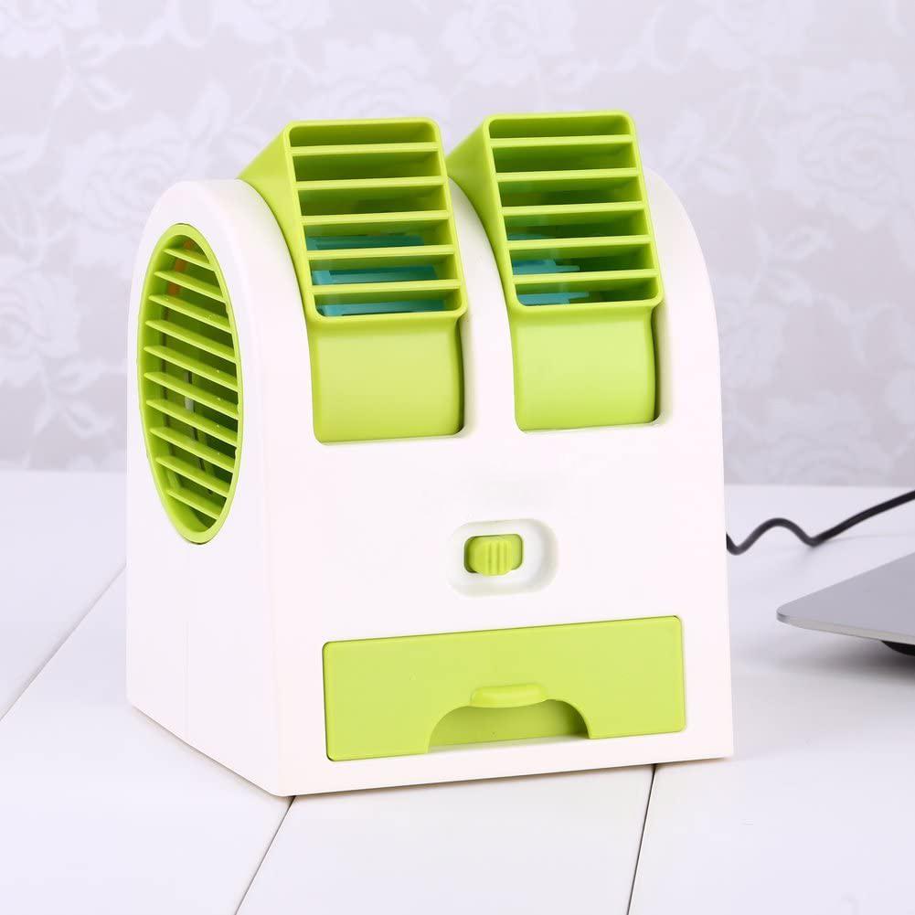 Mini Portable Air Cooler Small AC Cooler For Room USB Fans Green Mini Portable Air Cooler