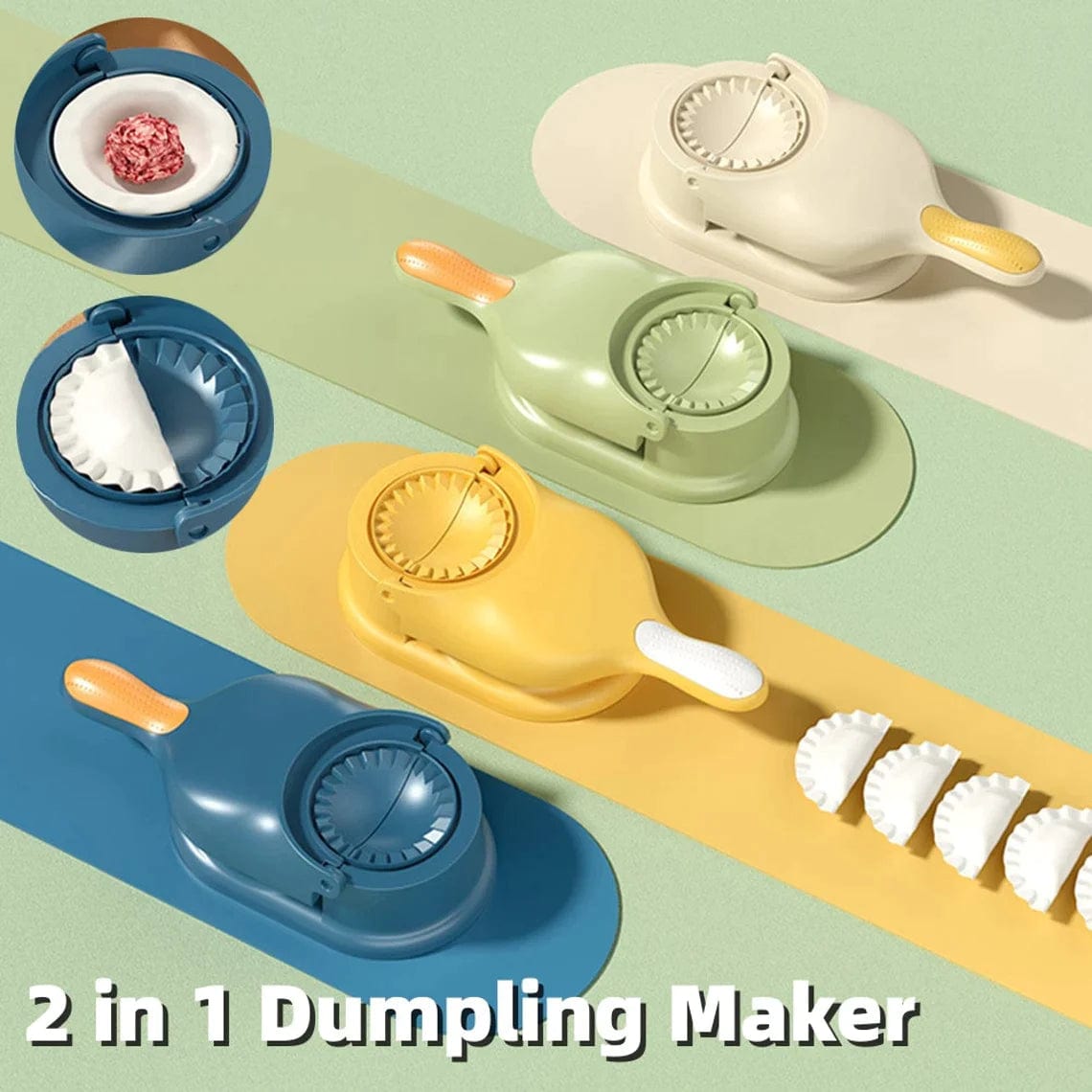 Momos Making Machine Dumpling Maker 2 in 1 Dumpling Mould Press 2 In 1 Dumpling Mould Press