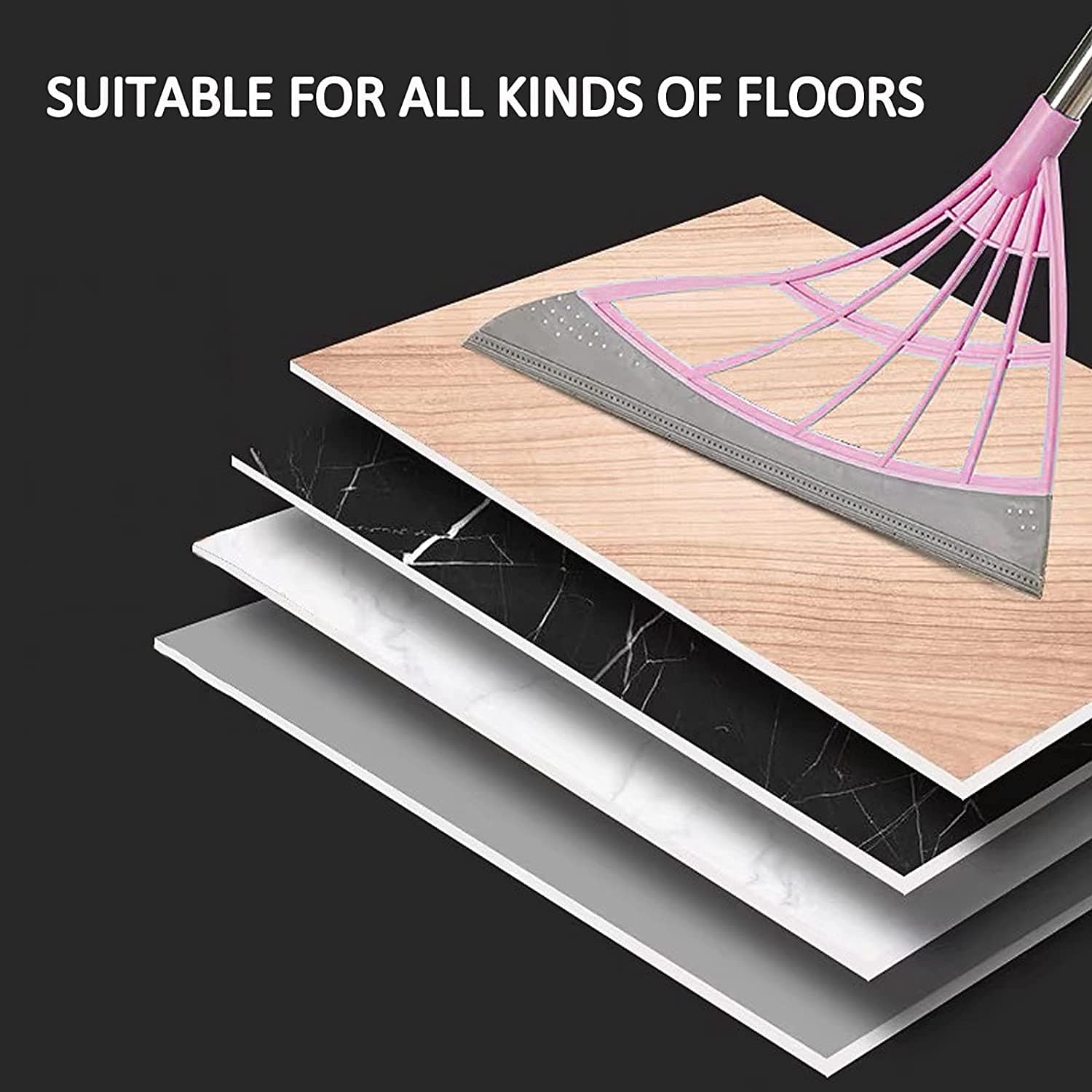 Multipurpose Magic Broom Best Floor Sweeper Pink Multipurpose Floor Sweeper