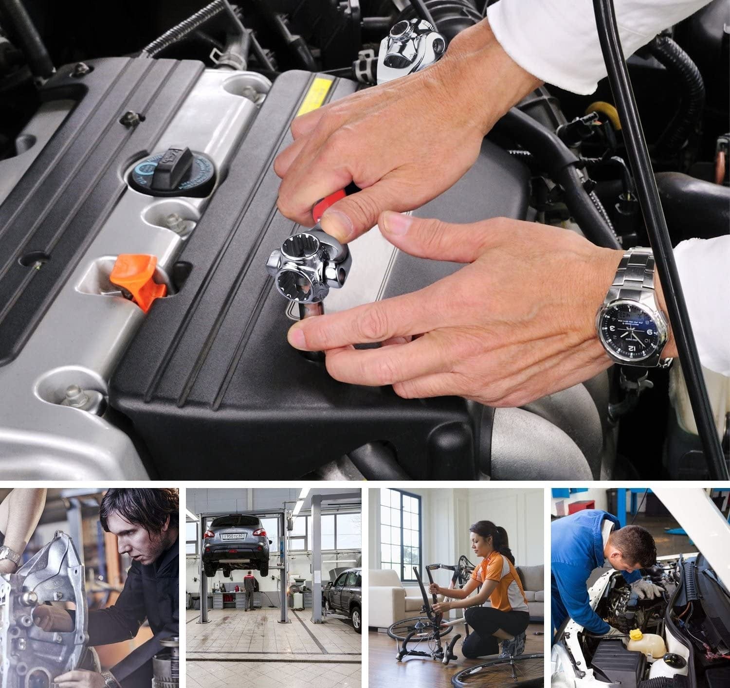 Multipurpose Wrench Tool Adjustable All in One Wrench 48 in 1 Wrench 48-in-1 Universal Wrench