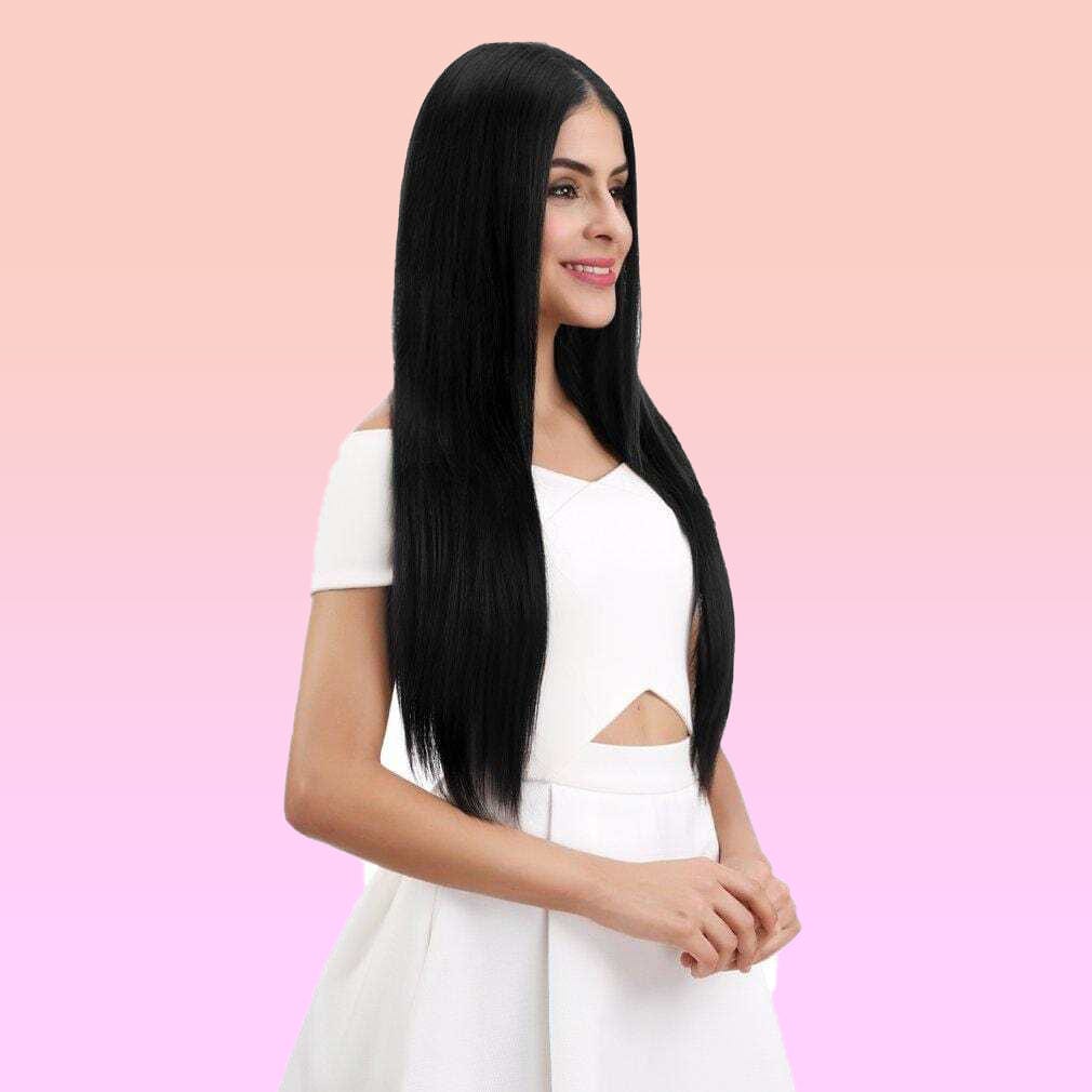 Natural Hair Extensions Professional Good Quality Black Extensions Hair Extension