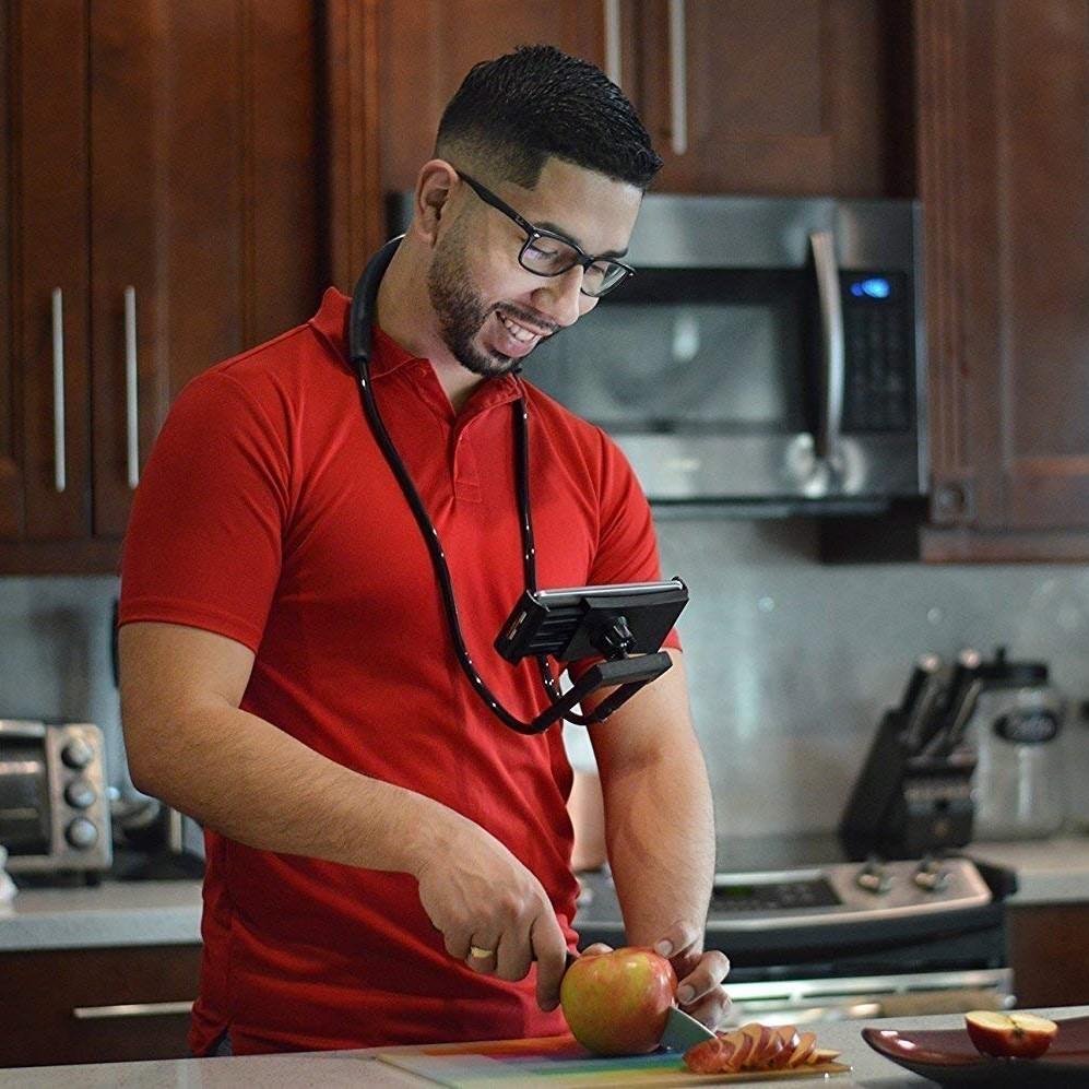 Neck Phone Holder Lazy Mobile Holder for bed Neck Phone Holder