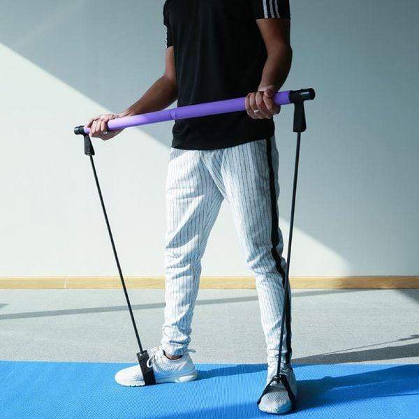 Pilates Bar Kit Home Gym Workout Equipment Portable Pilates Bar Kit