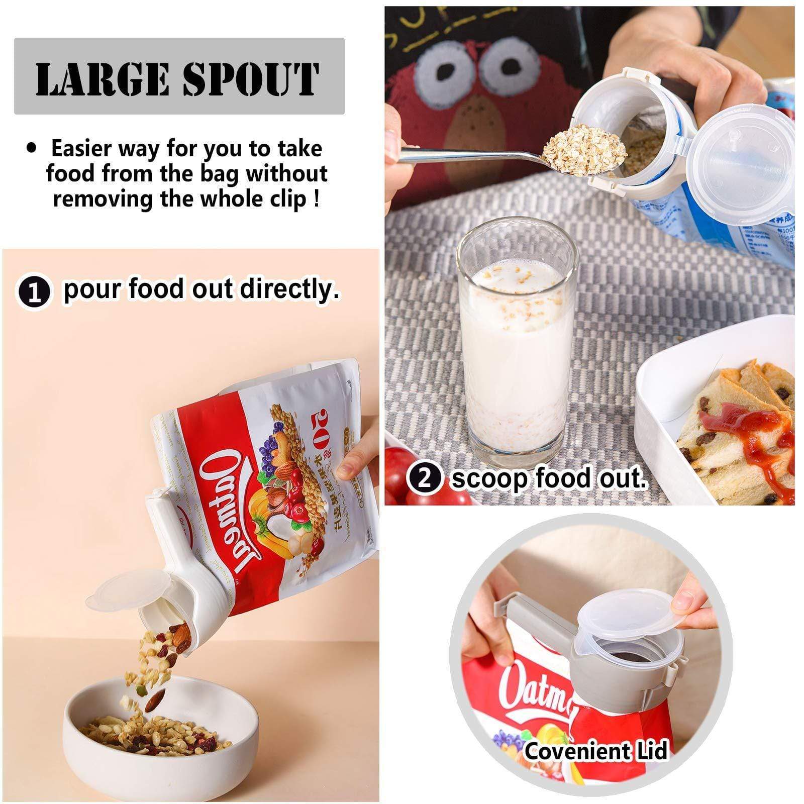 Plastic Bag Lock Clips Food Bag Airtight Sealer Plastic Bag Lock Clips