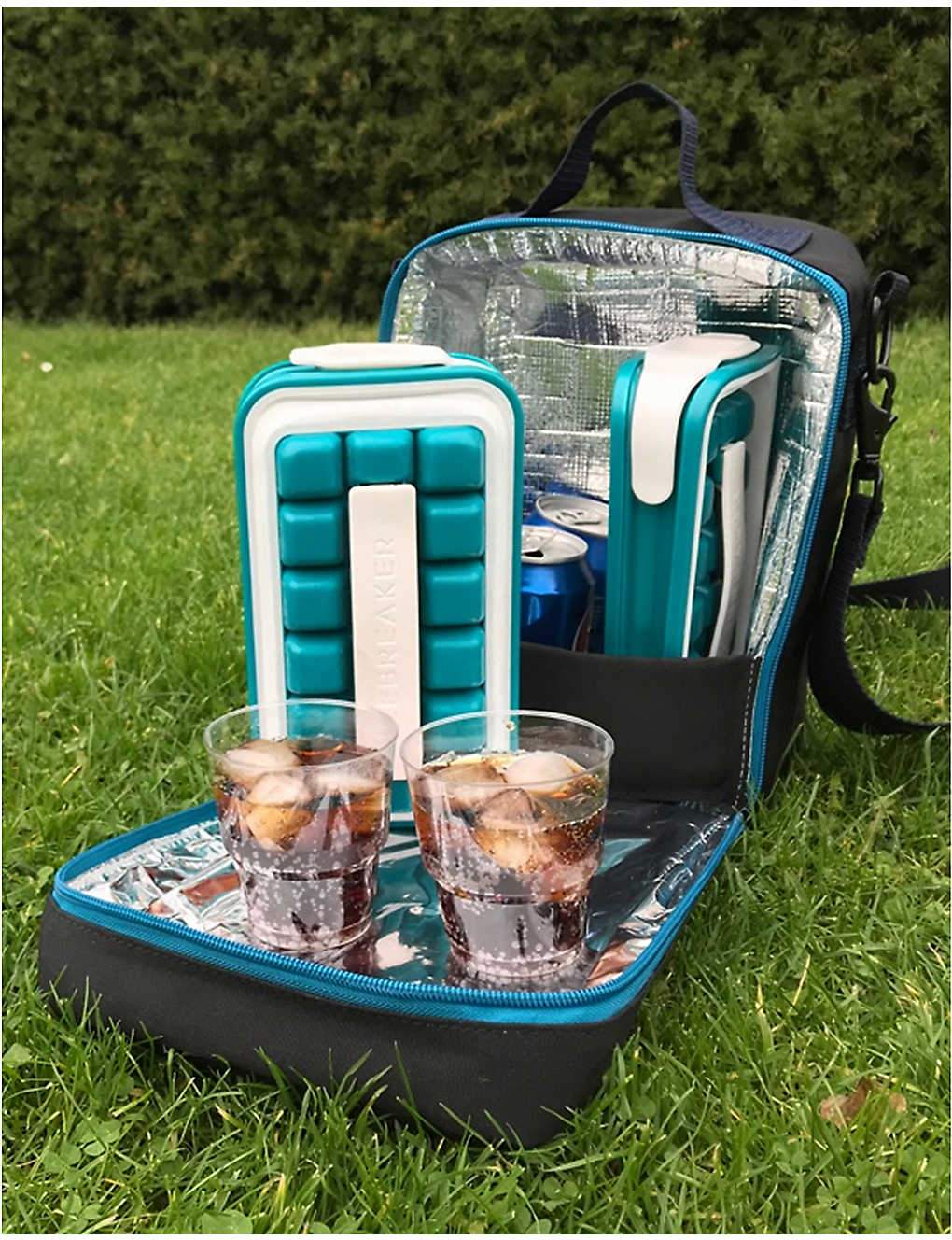 Pop Up Ice Cube Maker Portable Ice Container Bucket Pop Up Ice Cube Maker