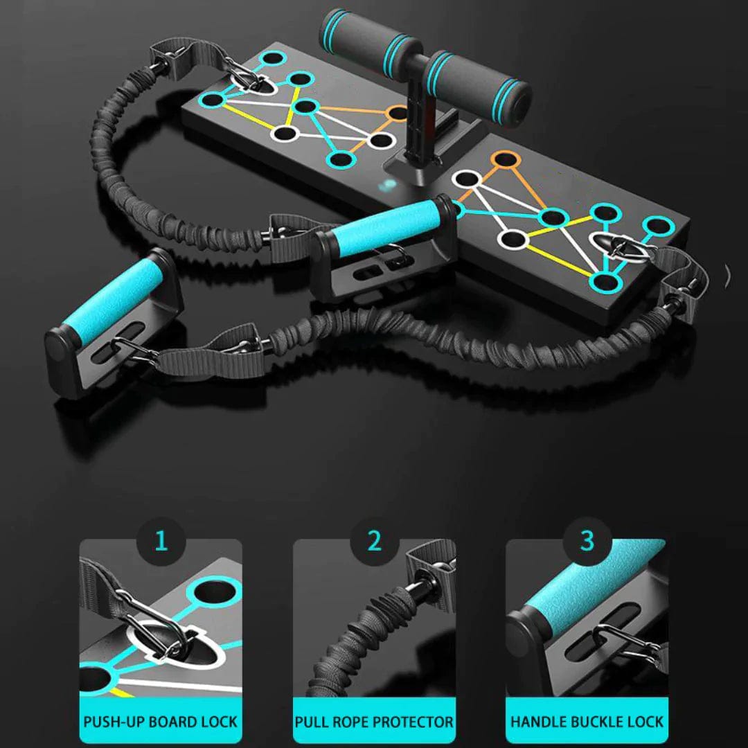 Push Up Bar Workout Board For Beginners - Pushup Board 2.0 Pushup Board 2.0