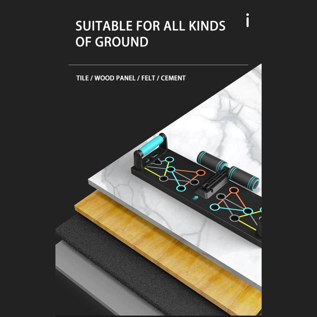 Push Up Bar Workout Board For Beginners - Pushup Board 2.0 Pushup Board 2.0