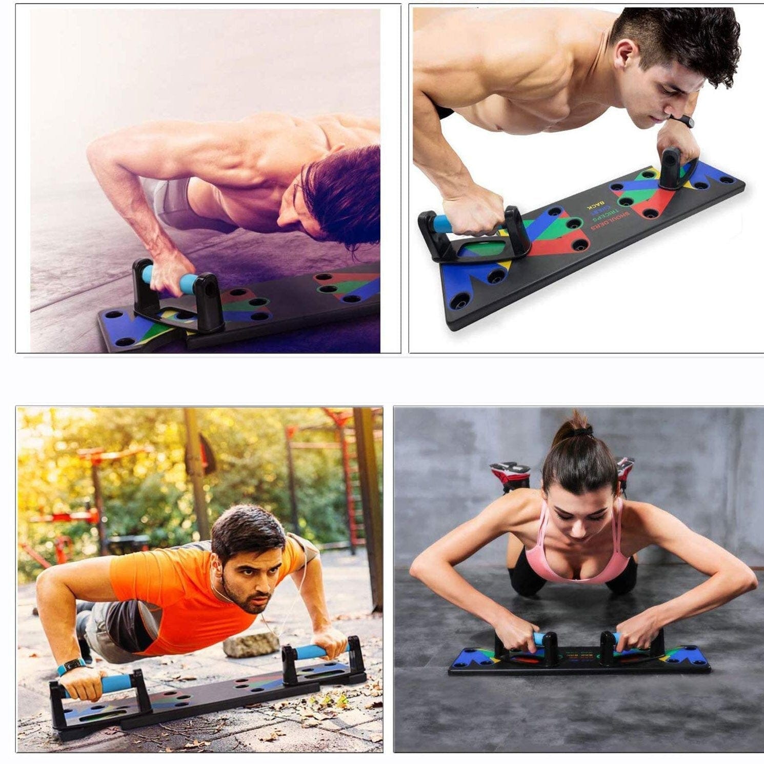 Push up Board Machine Push Up Handle Bars Adjustable Push-up Board