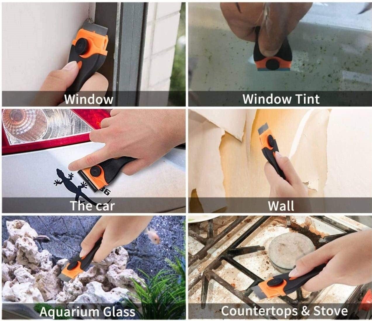 Scraper Tool Glue Glass Plastic Hand Scraper Label Window Tool Plastic Hand Scraper