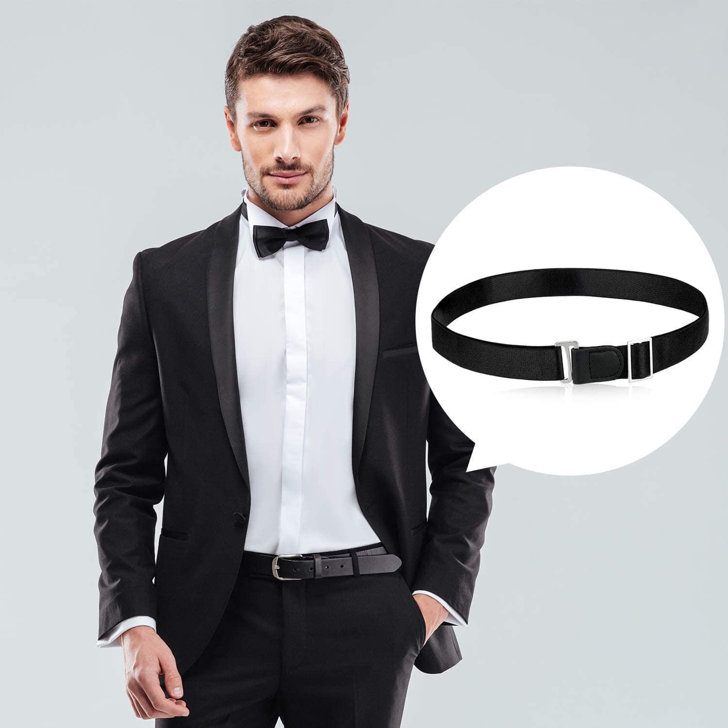 Shirt Stays Lock Holder - Shirt Tucker Belt (Pack of 2) Suspensores para hombre Shirt Tucker Belt (Pack of 2)