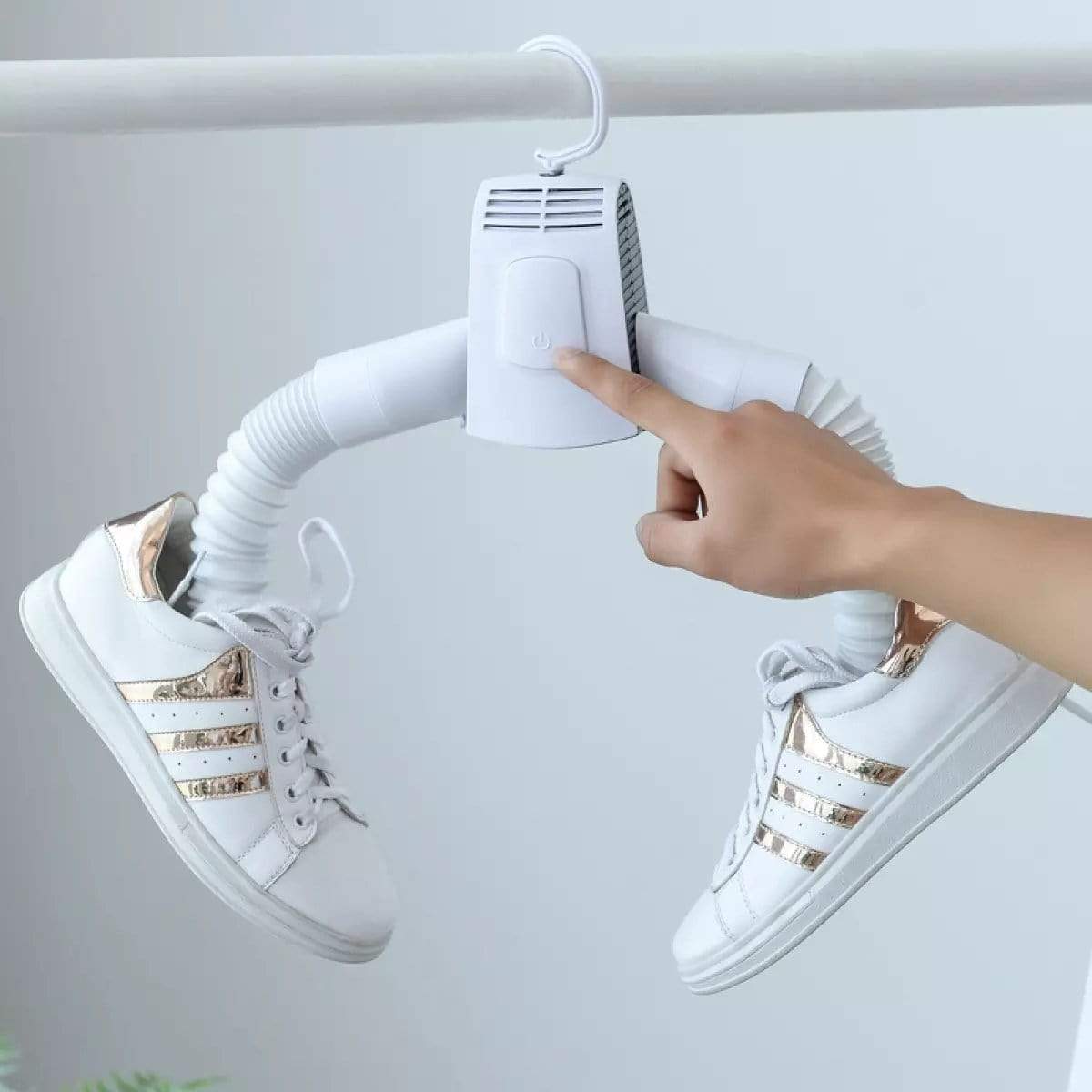 Smart Foldable Portable Clothes Drying Hanger Shoe Dryer Foldable Portable Clothes Drying Hanger Shoe Dryer