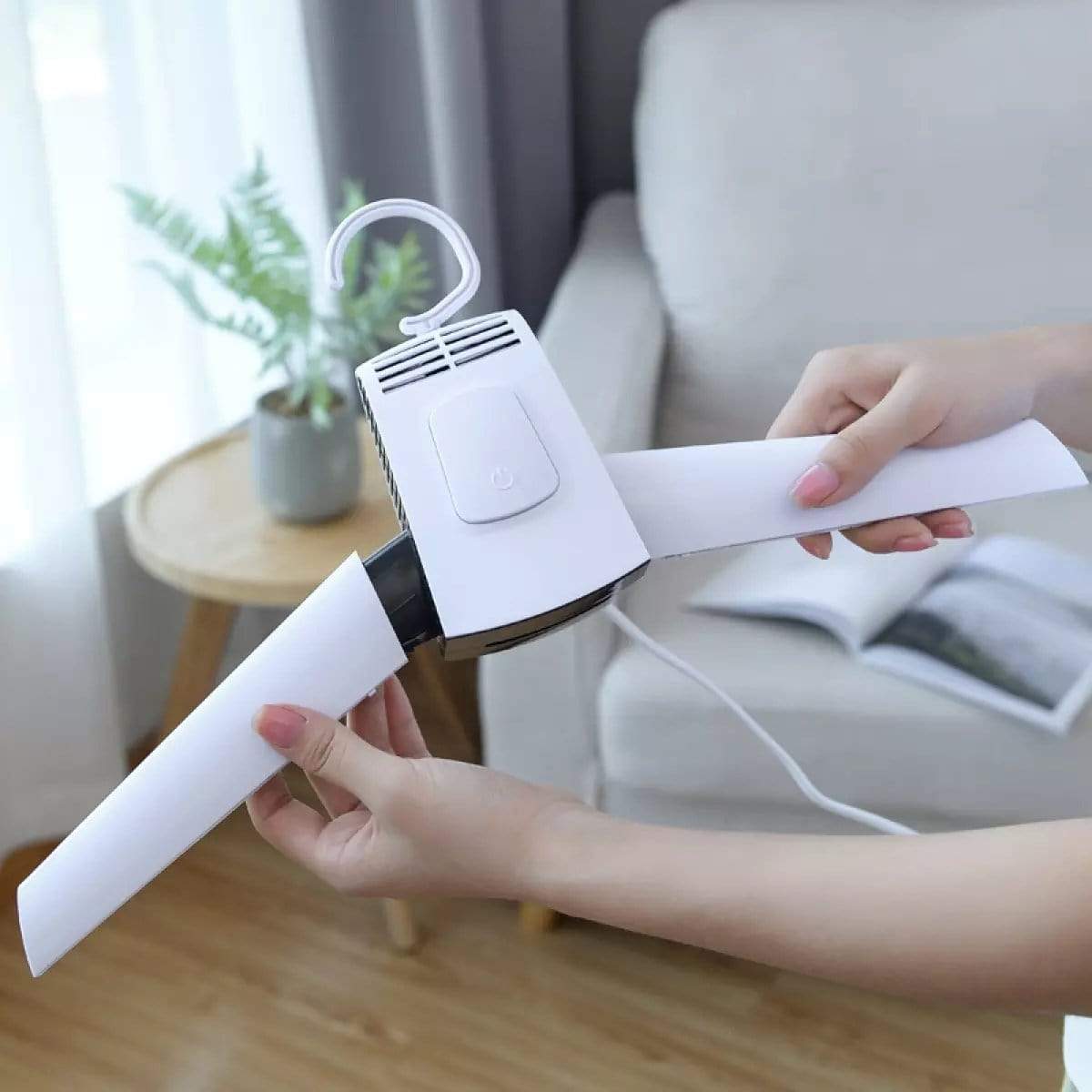 Smart Foldable Portable Clothes Drying Hanger Shoe Dryer Foldable Portable Clothes Drying Hanger Shoe Dryer