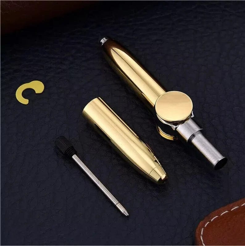 Spinning Ball Point Pen Metal Fidget Pen For Gift Fingertip Ballpen Spinning Ballpoint Fidget Pen