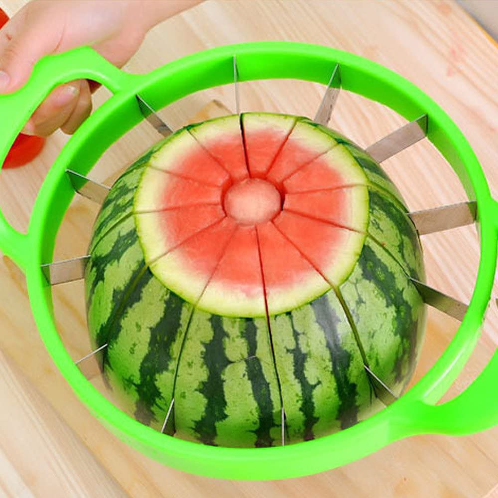 Stainless Steel Fruit Slicer Watermelon Pineapple Chopper Cake Pie Cutter Stainless Steel Fruit Slicer
