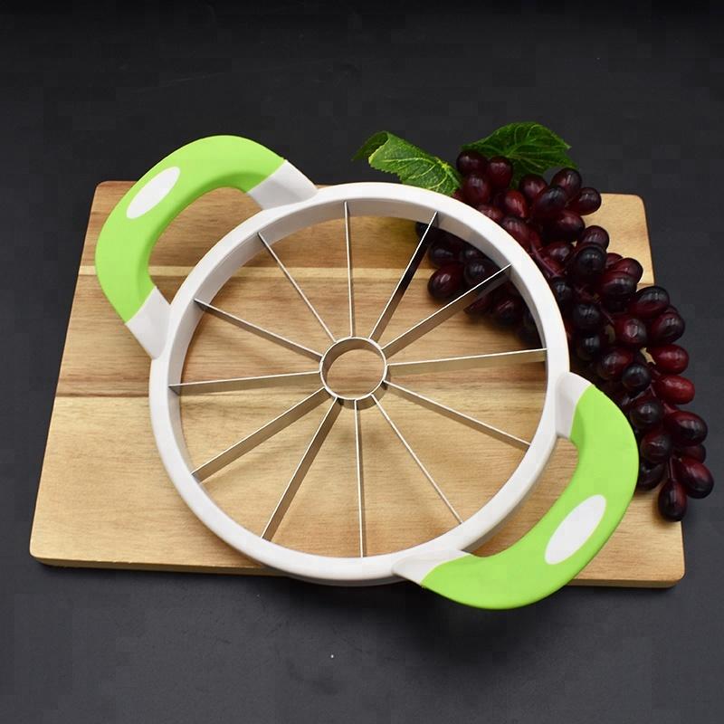 Stainless Steel Fruit Slicer Watermelon Pineapple Chopper Cake Pie Cutter Stainless Steel Fruit Slicer