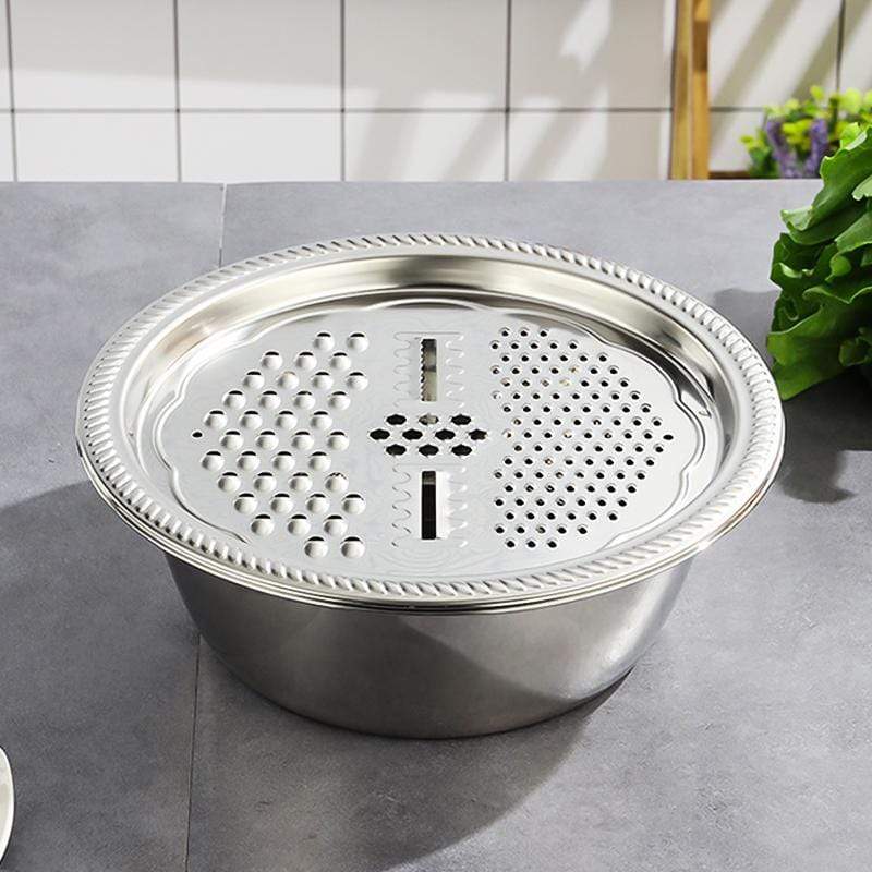 Stainless Steel Strainer Basin Kitchen Vegetable Grater Stainless Steel Strainer Basin Kitchen Vegetable Grater