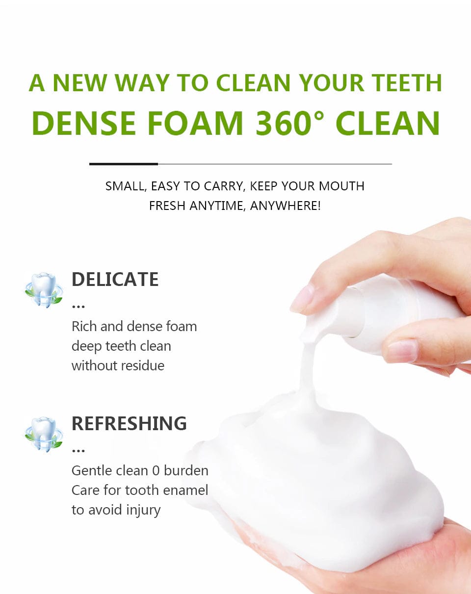Teeth Whitening Mousse Foam Toothpaste Dental Stain Tartar Remover Foam Toothpaste (Pack of 2)