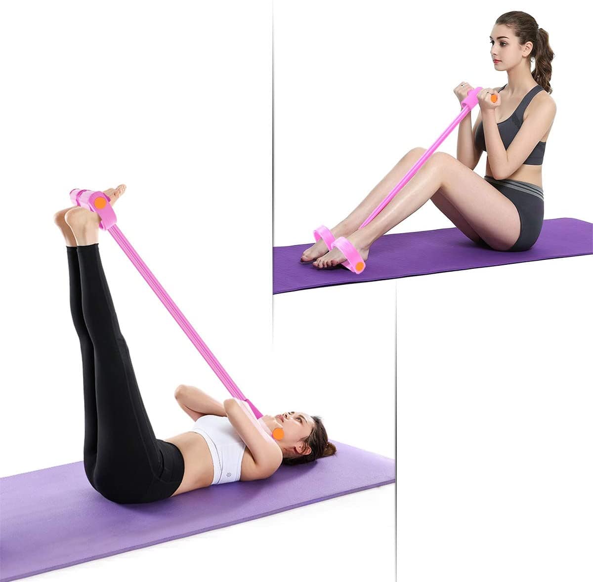 Tummy Trimmer Pull Reducer Abs Workout Equipment Pull Rope Direnç Bantları Tummy Trimmer Pull Rope