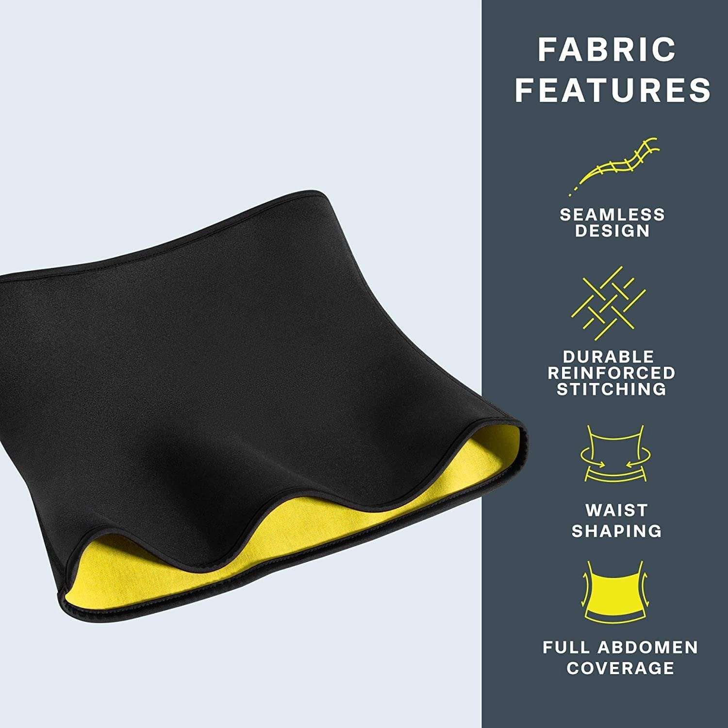 Unisex Body Shaper Hot Sweat Slimming Shaper Belt (Pack of 2) Waist Cinchers Unisex Sweat Shaper - Buy 1, Get 1 FREE!