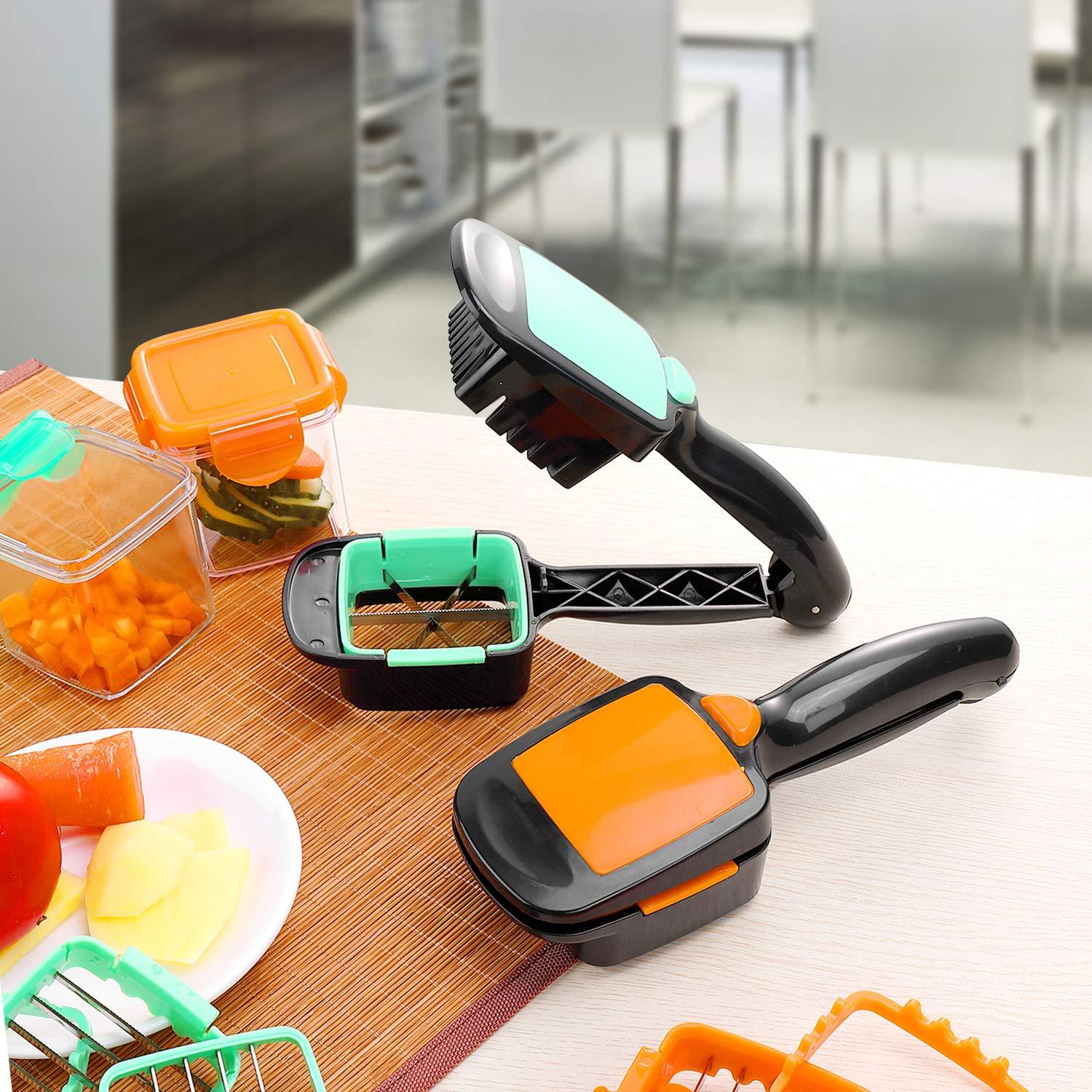 Vegetable Fruit Salad Cutter Slicer Dicer Machine Shredders & Slicers Vegetable Fruit Salad Cutter Slicer Dicer Machine