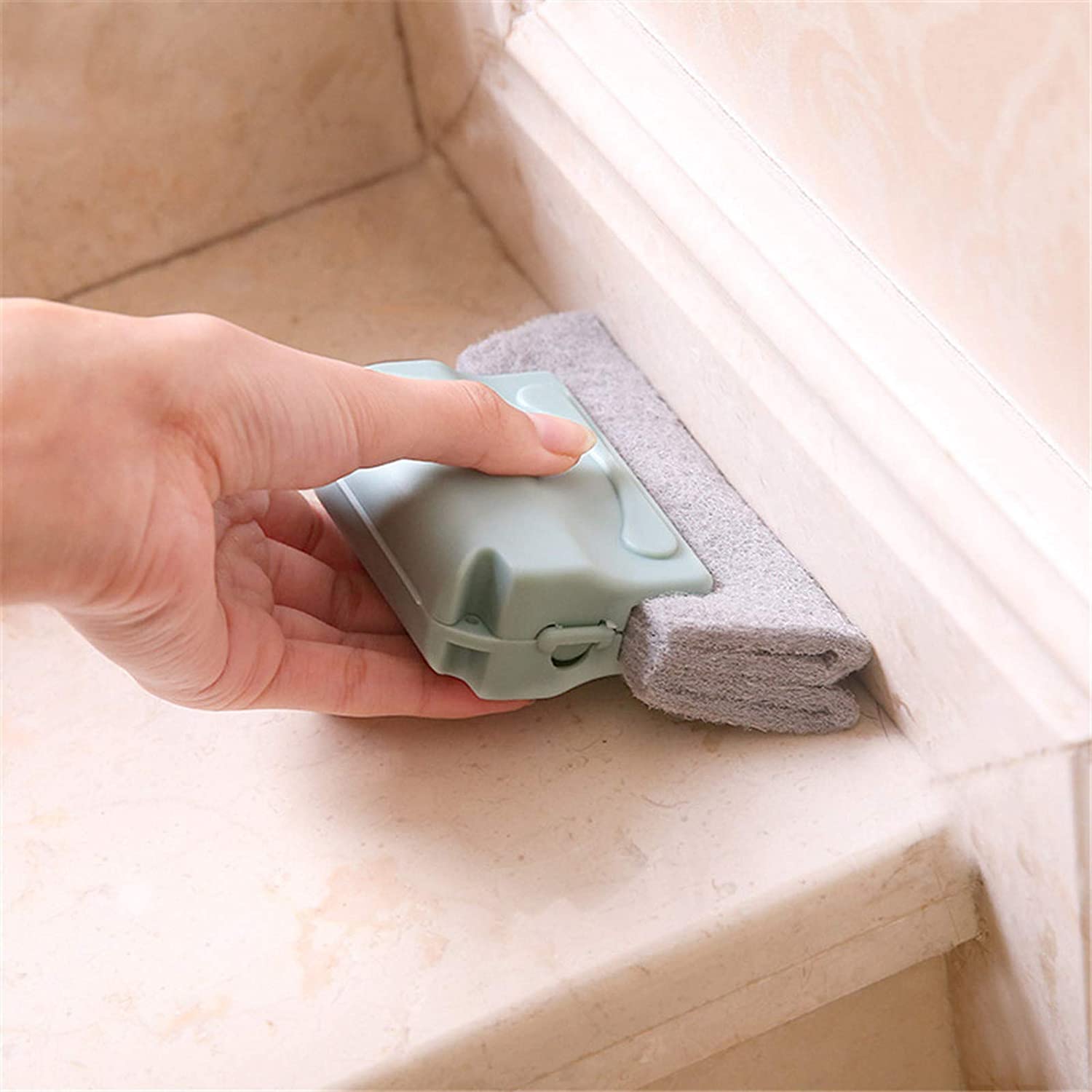 Window Cleaner Brush Window Groove Cleaning Scrub Pads Window Cleaning Brush