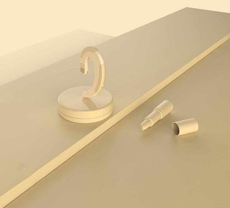 Wireless Earbuds Best Bluetooth Headset Bone Conduction Earphones Champagne Gold Bone Conduction Earphones