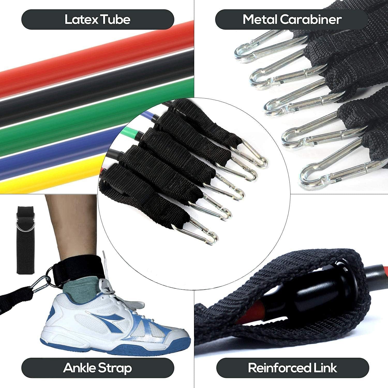 Workout Resistance Band Set Full Body Workout Squat Rope Resistance Bands Resistance Band Set