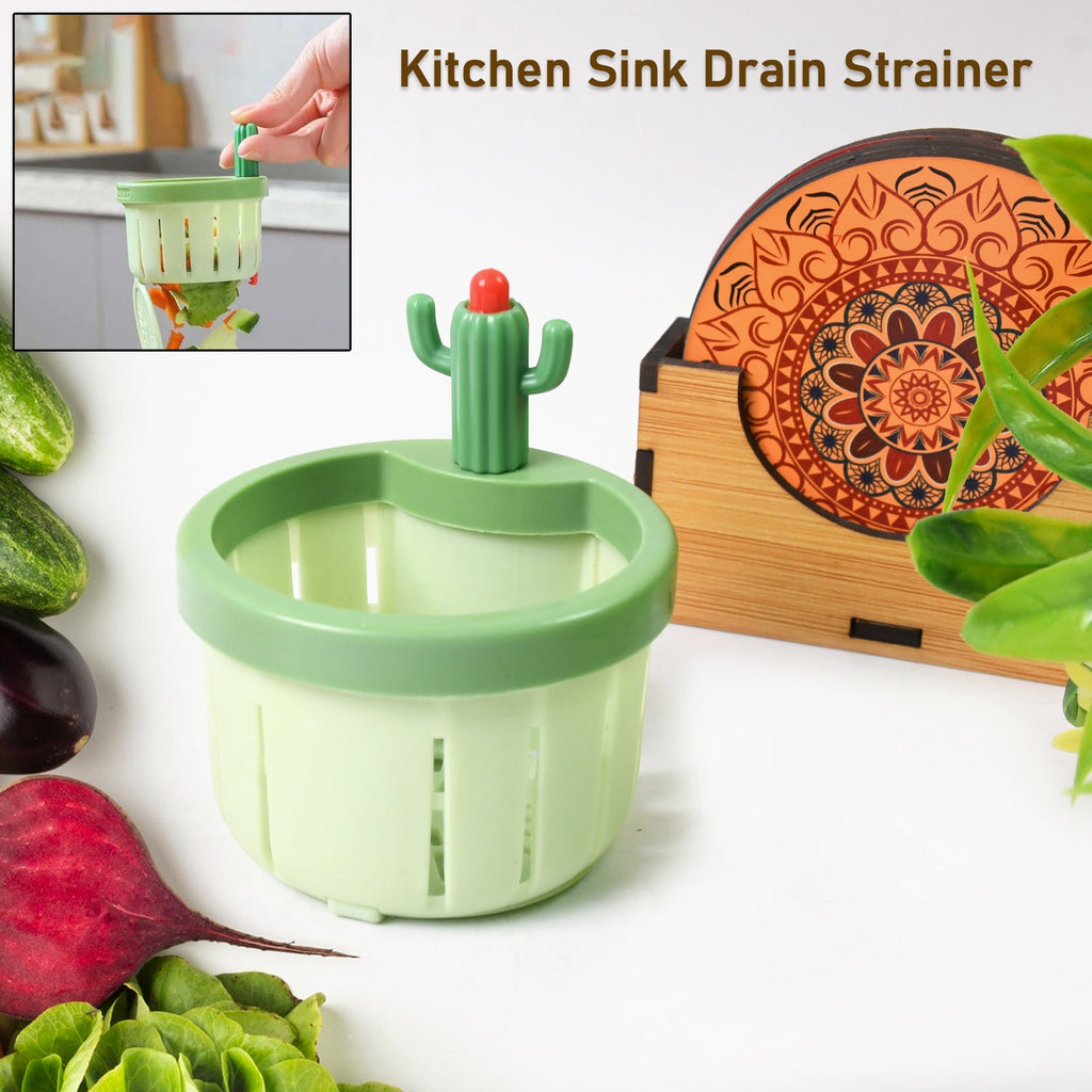 Cactus Kitchen Sink Drain Strainer (Set of 2)