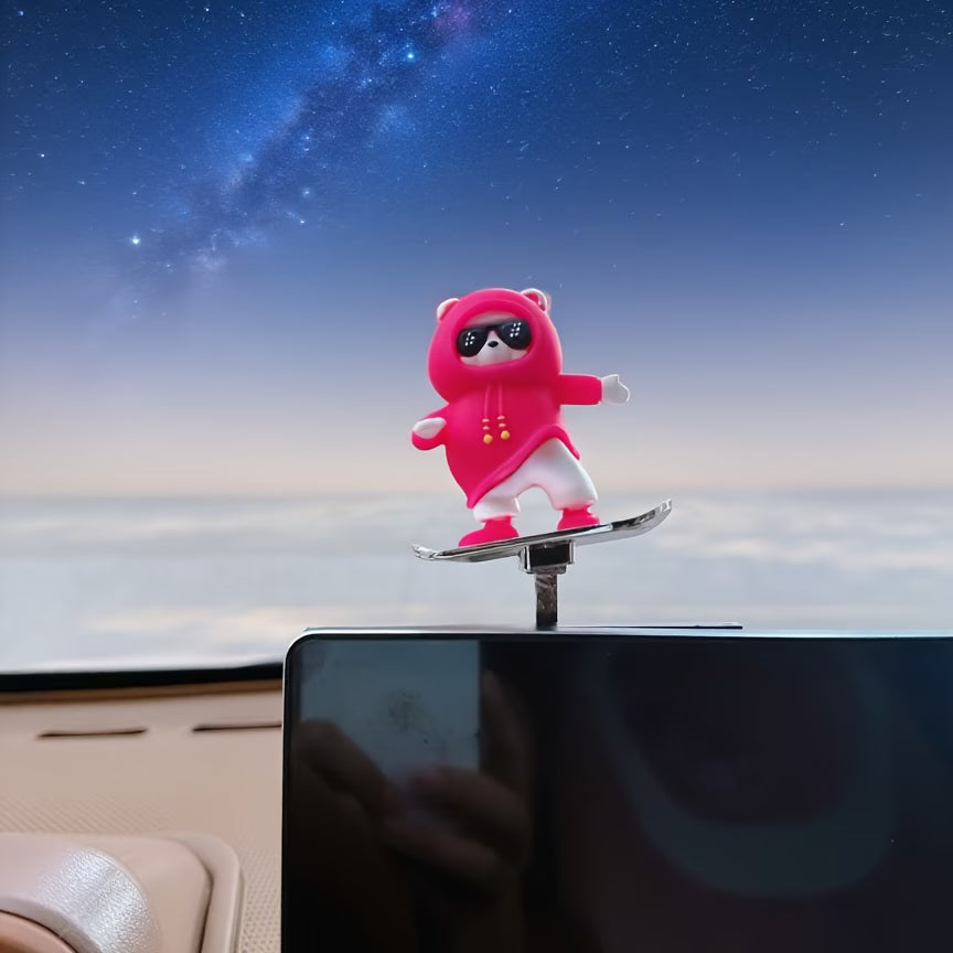 Moving Dashboard Panda Toy