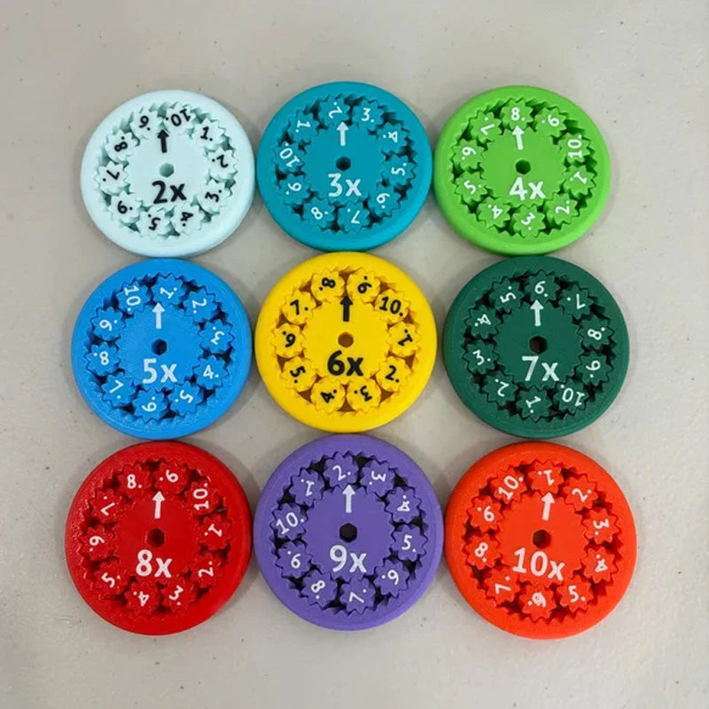 1 Set Multiplication & Division (9 pcs) - Math Fidget Spinners (Copy)