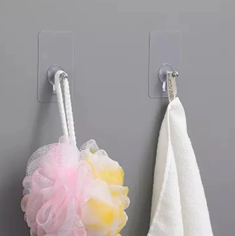 Adhesive Wall Hooks, No-Drilling Waterproof Screw for Hanging