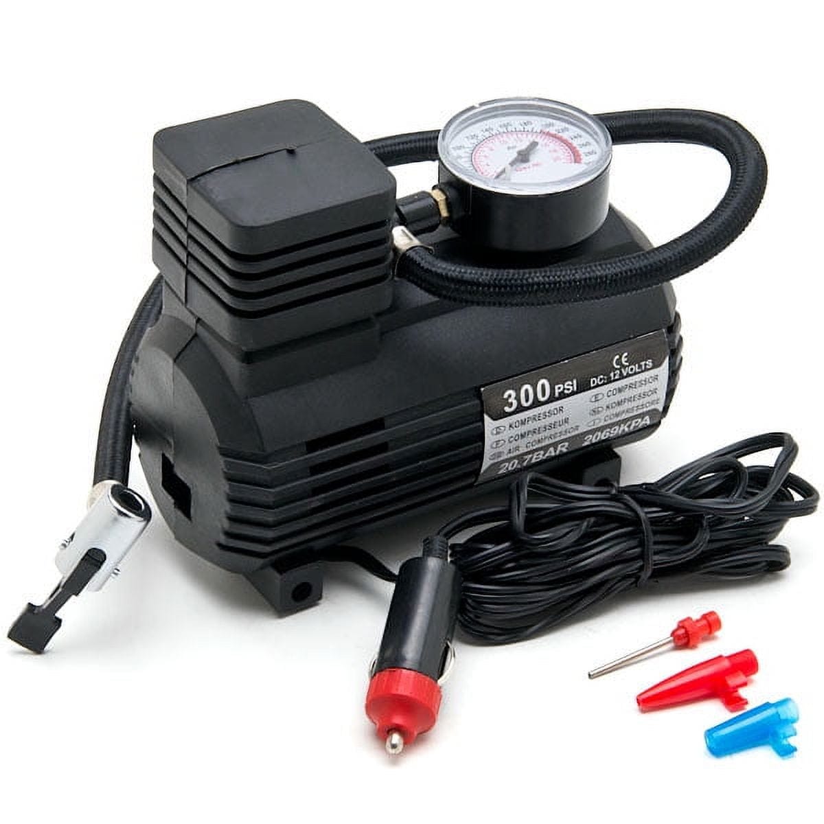 12v Portable Air Compressor For Car Tire Air Pump Inflator Portable Air Compressor 2.0 - Portable Mini Air Compressor (300psi)