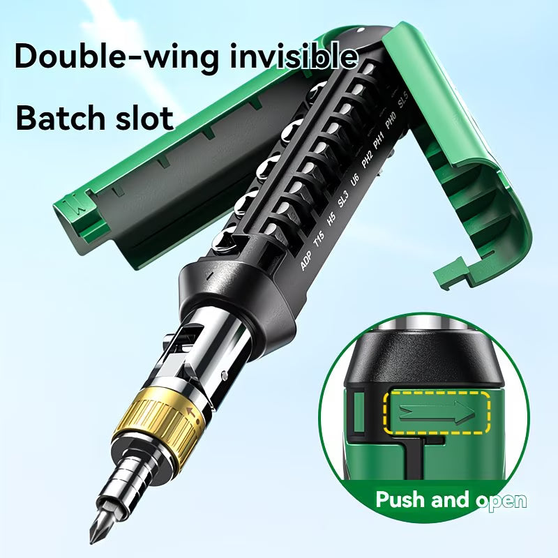14-in-1 Adjustable Ratchet Screwdriver | Screw Driver Ratchet Screwdriver Bits Set Electric Power Adjustable 14-in-1 Adjustable Ratchet Screwdriver