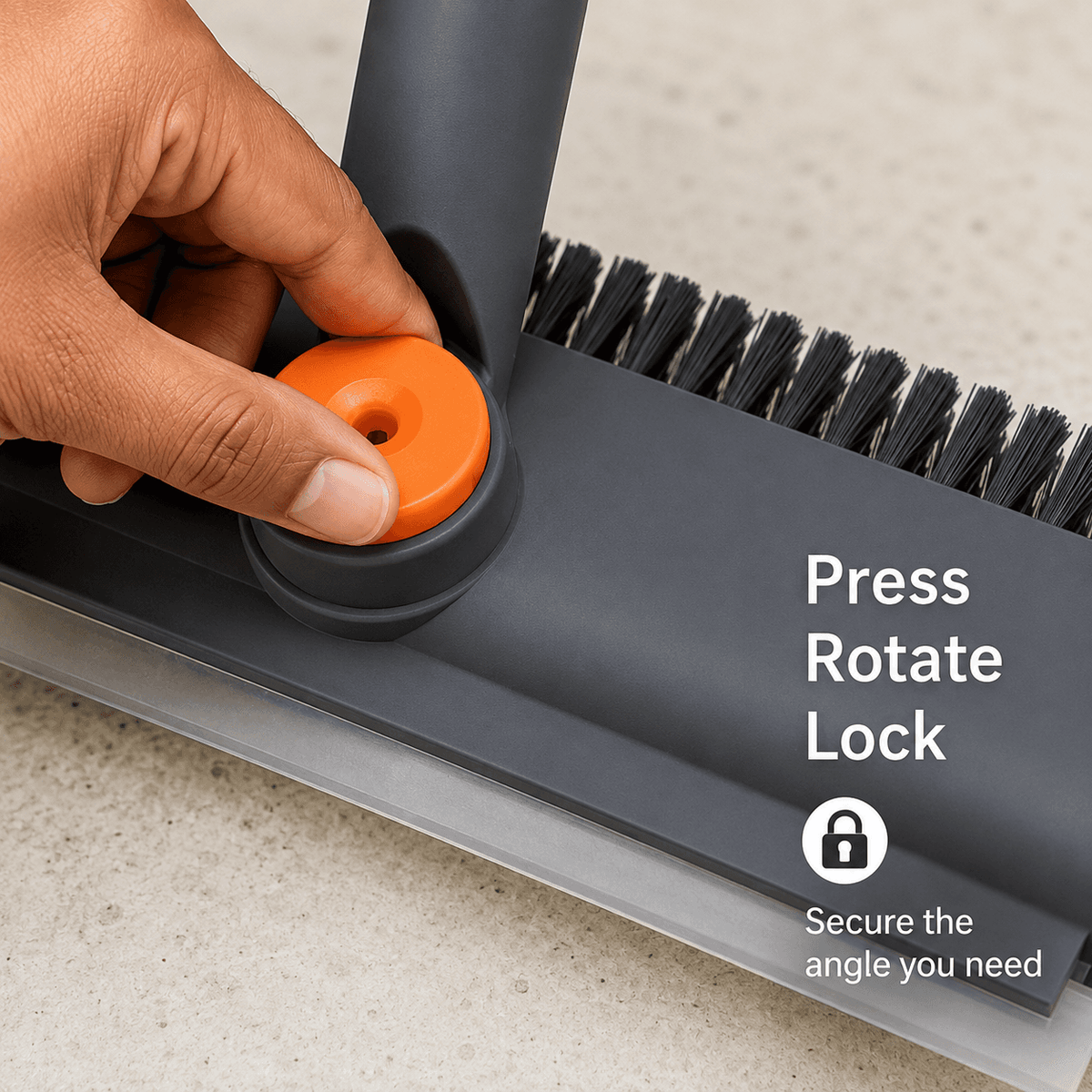 360º Rotating Floor Scrub Brush