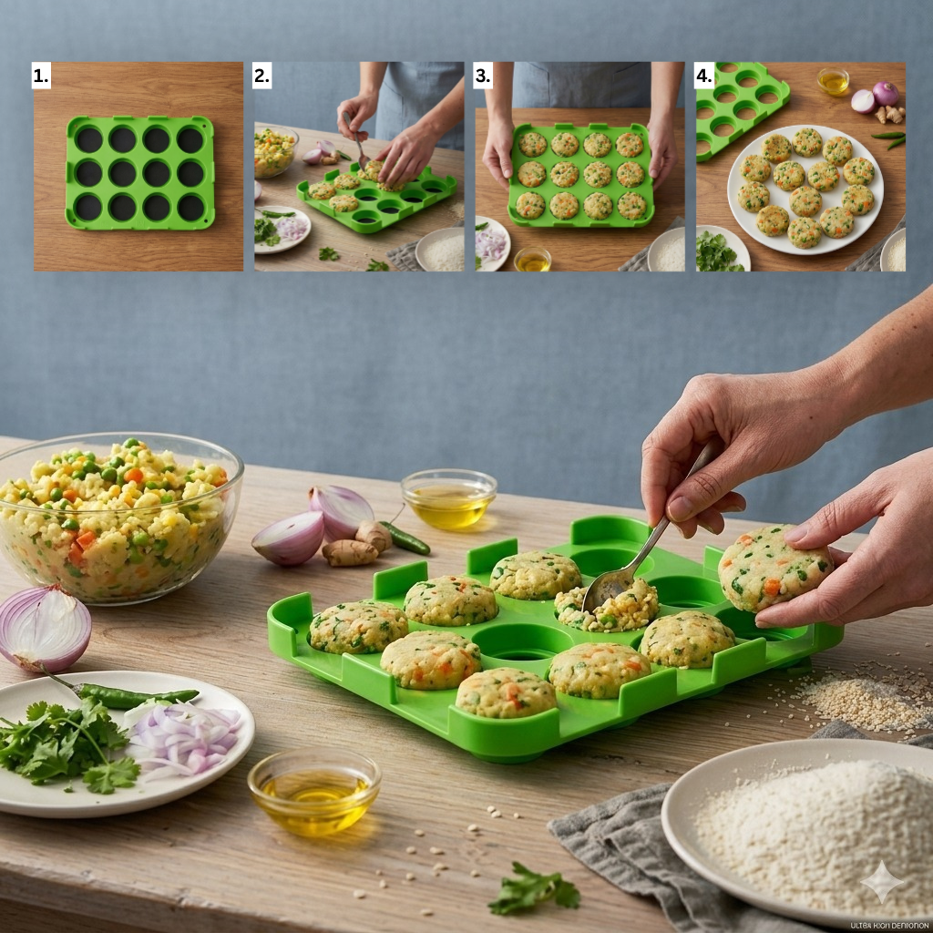 12 Slot Cutlet & Tikki Maker