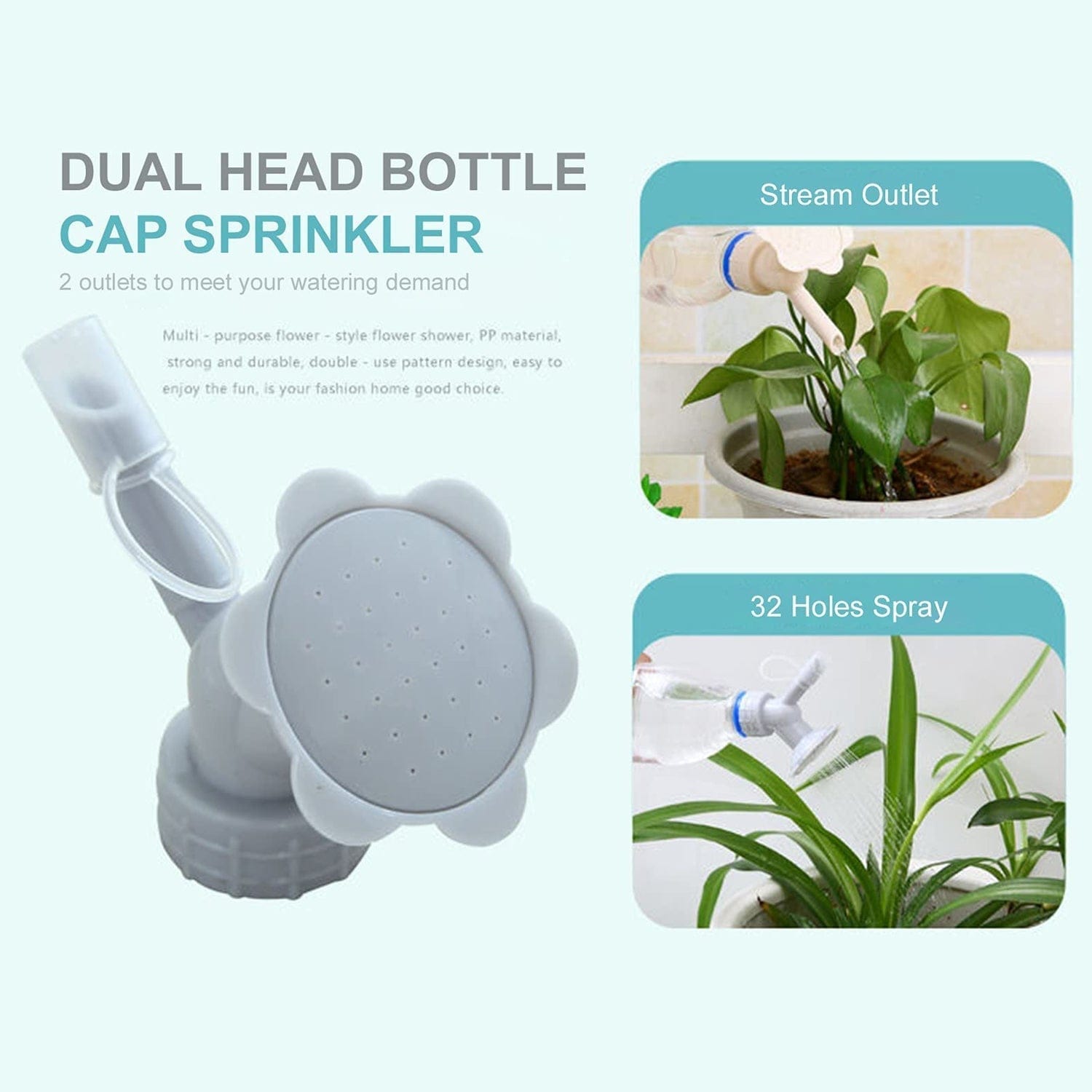 2 in 1 Bottle Cap Sprinkler Home & Garden 2 in 1 Bottle Cap Sprinkler