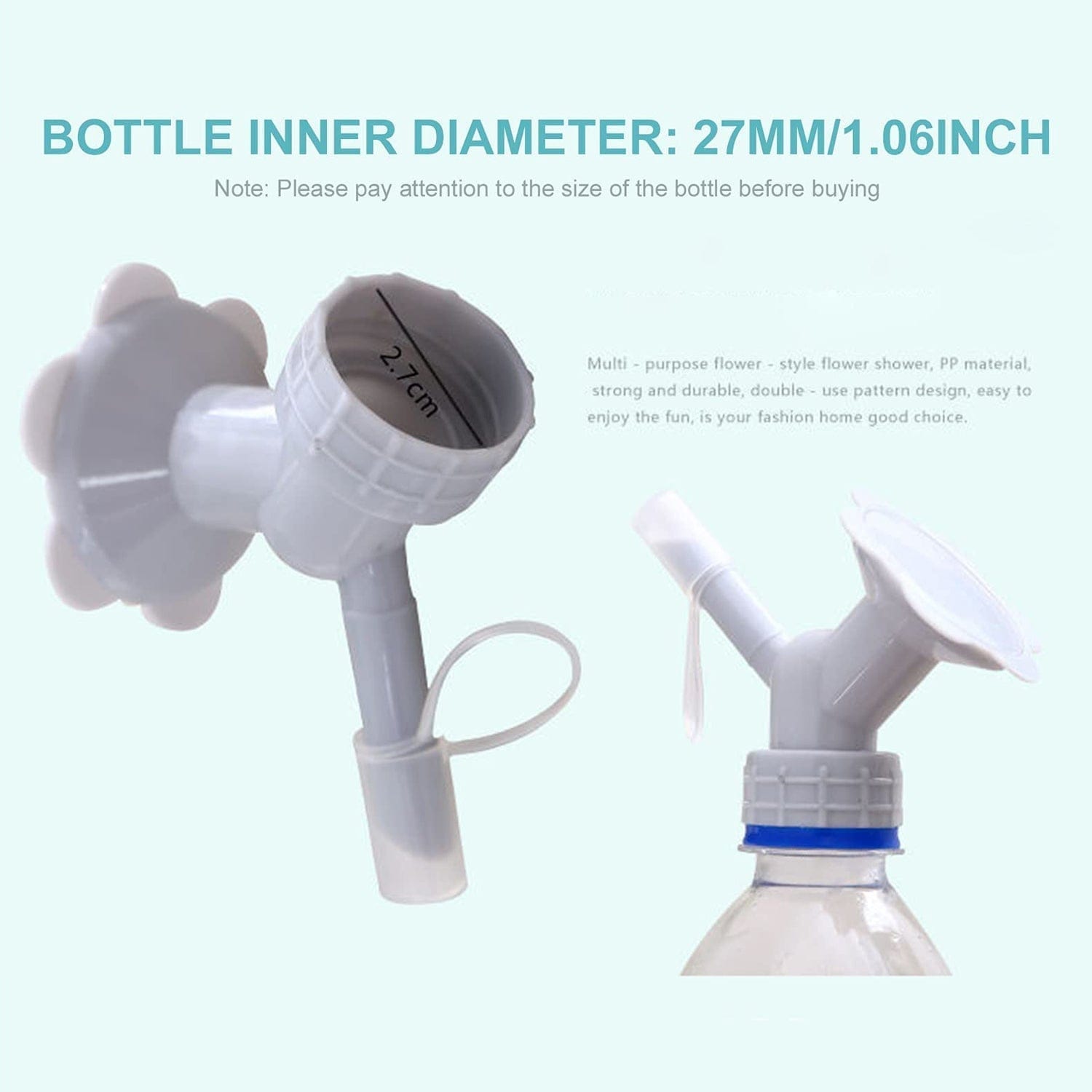 2 in 1 Bottle Cap Sprinkler Home & Garden 2 in 1 Bottle Cap Sprinkler