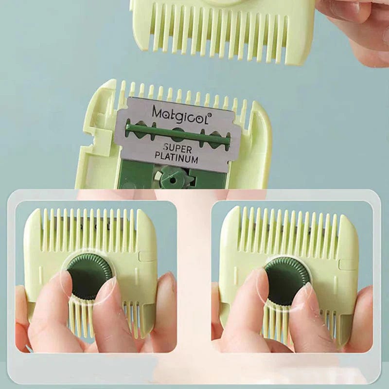 2 in 1 Hair Comb & Trimmer | Hair Styling Hairdresser Styles For Hair Design 2 in 1 Hair Comb & Trimmer