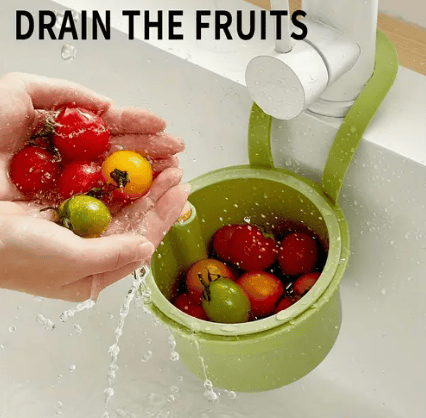 2 in 1 Kitchen Strainer Cum Basket | Kitchen Basket Cleaning Items Strainer Storge Baskets Bowl 2 in 1 Kitchen Strainer Cum Basket