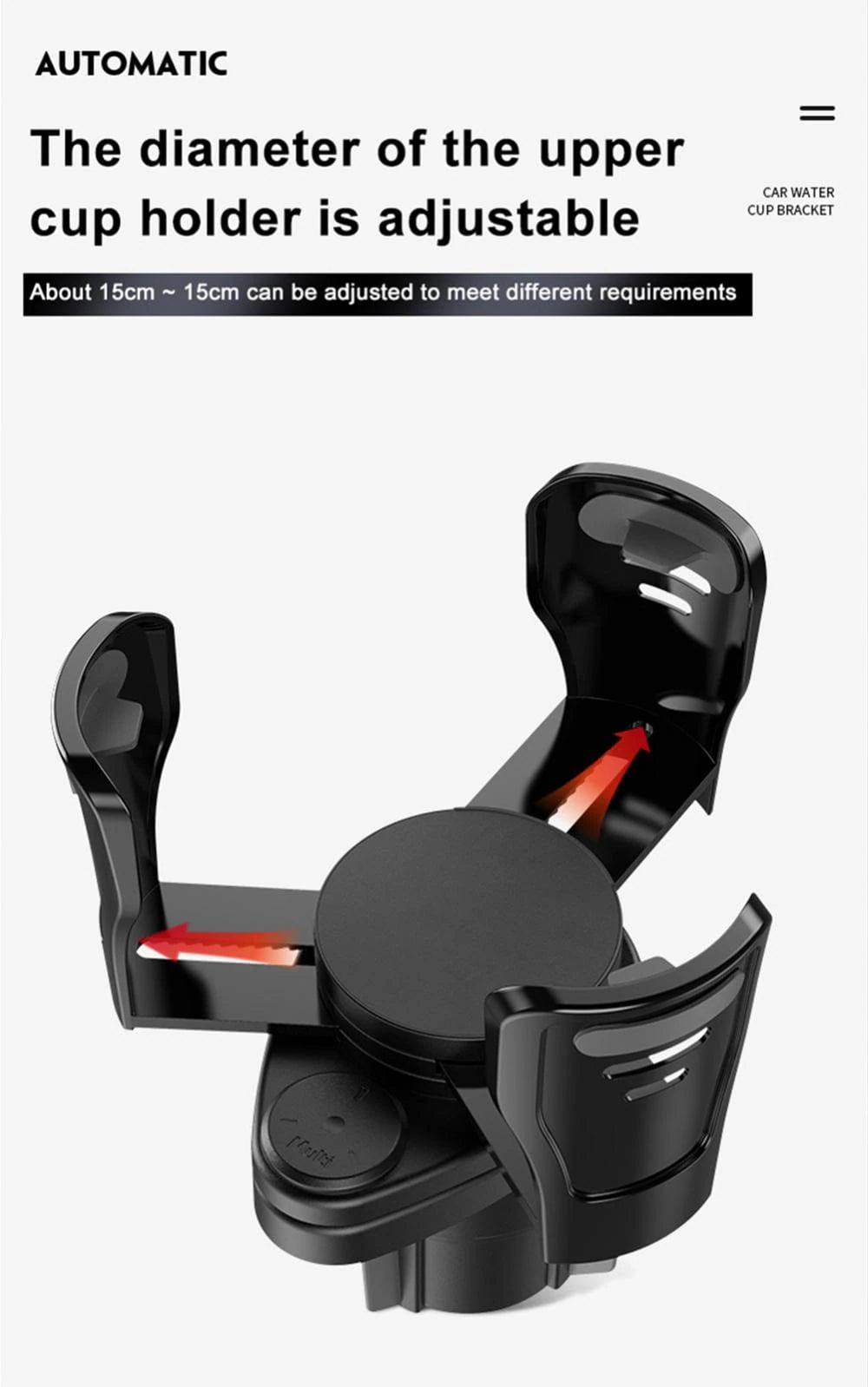 2 in 1 Multifunctional Car Drink Cup Glass Holder - 360° Rotatable Multifunctional Car Cup Holder