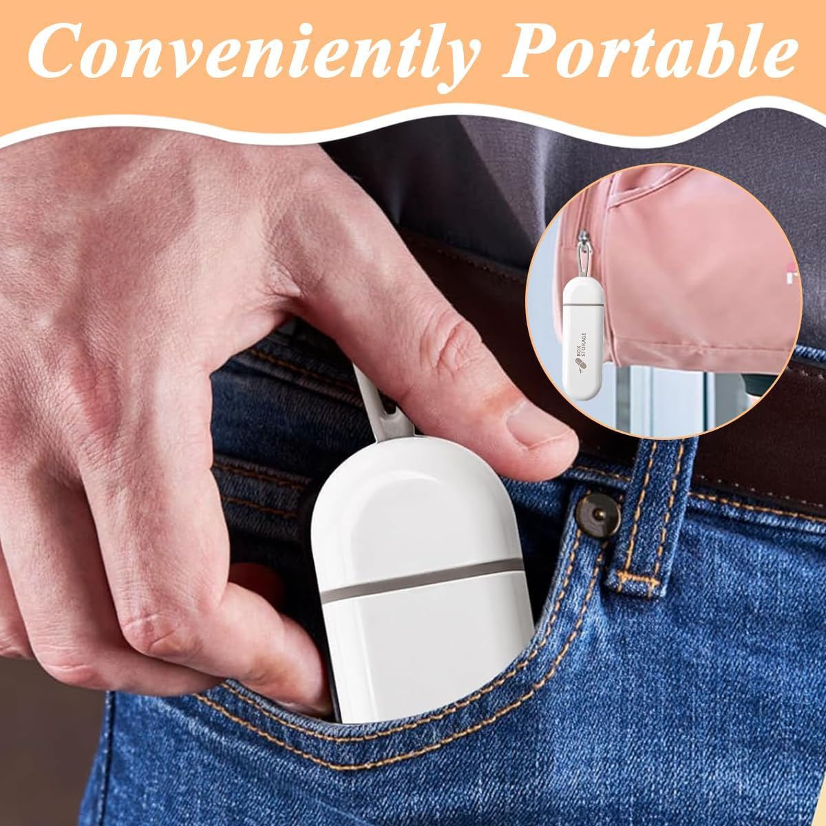 3-Compartment Pill Organizer Box | Pill Box Medication Organizer Medicine Case Box Health 3-Compartment Pill Organizer Box