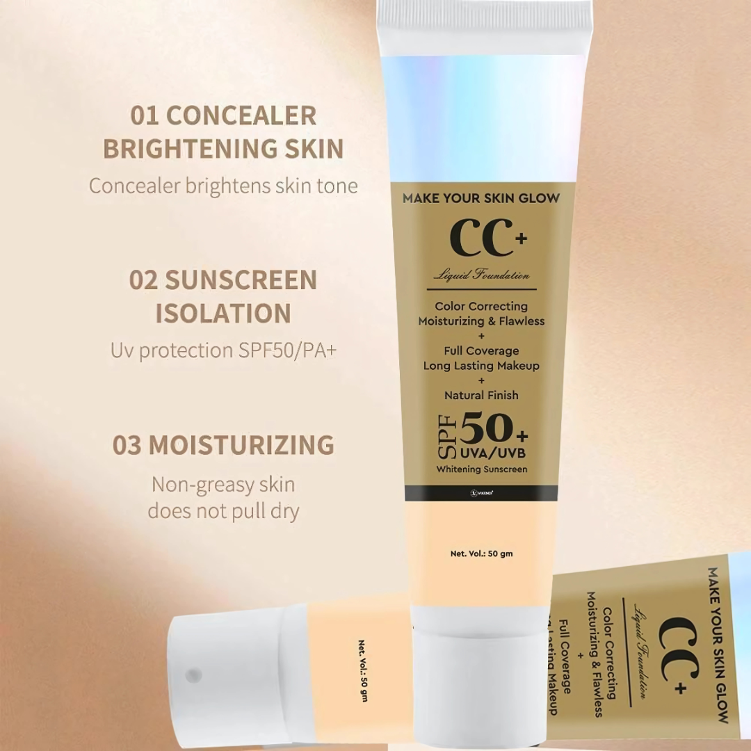 3 in 1 Daily CC cream (Pack of 2) | Cc Cream Skin Tone Color Correcting Cream For The Skin Products - 3 in 1 Daily CC cream (Pack of 2)