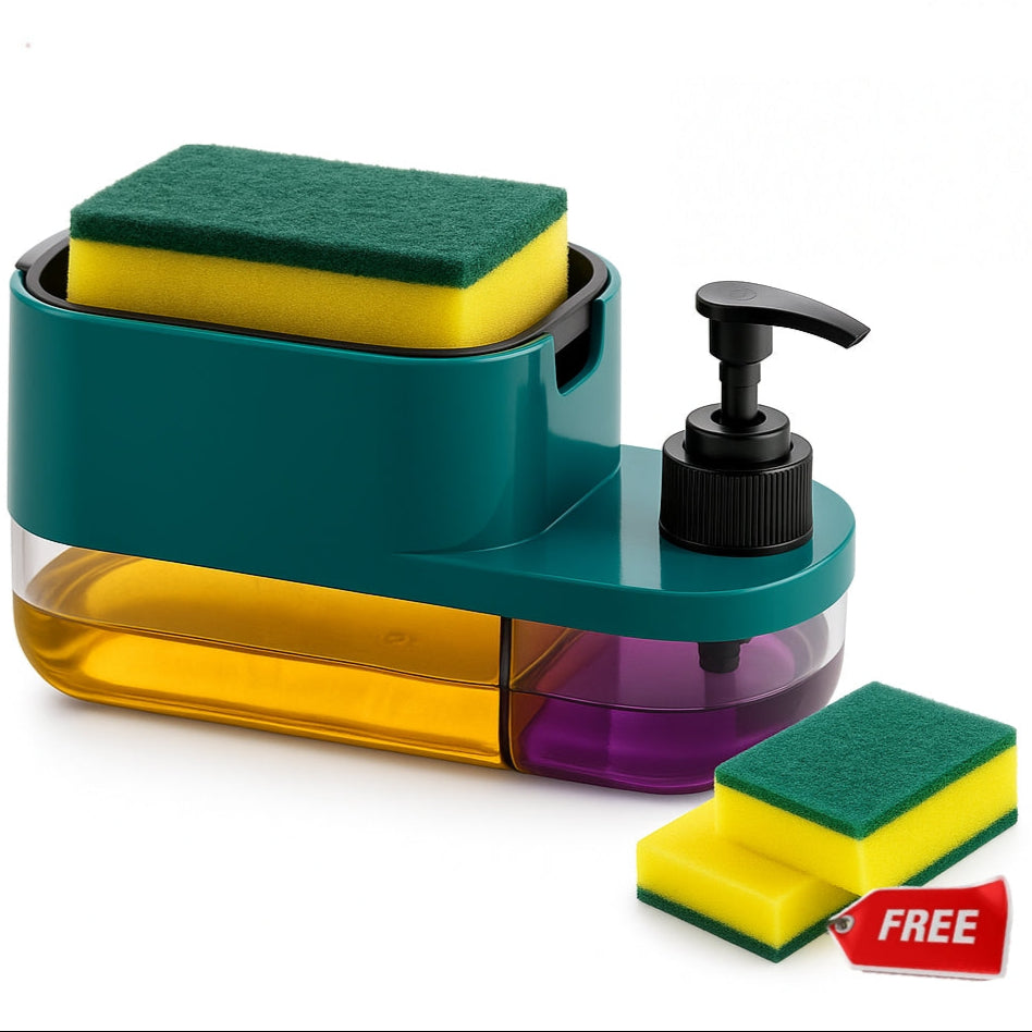 3 In 1 Soap Dispenser | Soap Dispenser Bathroom Soap Accessories Fittings Dispenser For Soap - 3 In 1 Soap Dispenser