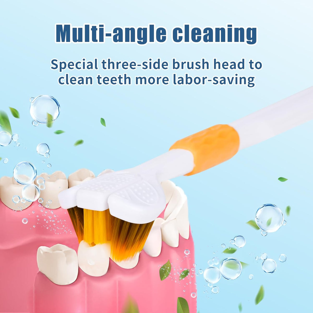3 Sided Tooth Brush (Set of 4) | Soft Toothbrush Ultra Bristle Baby 3 Sided Tooth Brush (Set of 4)