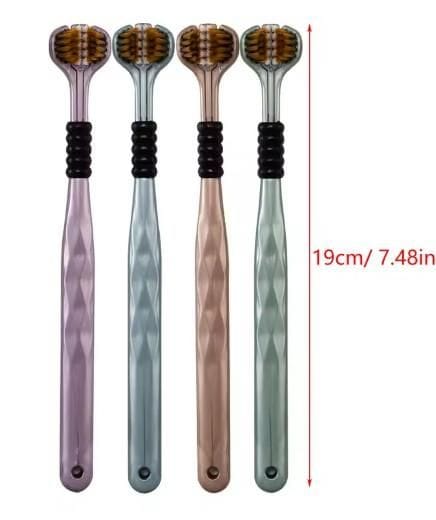 3 Sided Tooth Brush (Set of 4) | Soft Toothbrush Ultra Bristle Baby 3 Sided Tooth Brush (Set of 4)