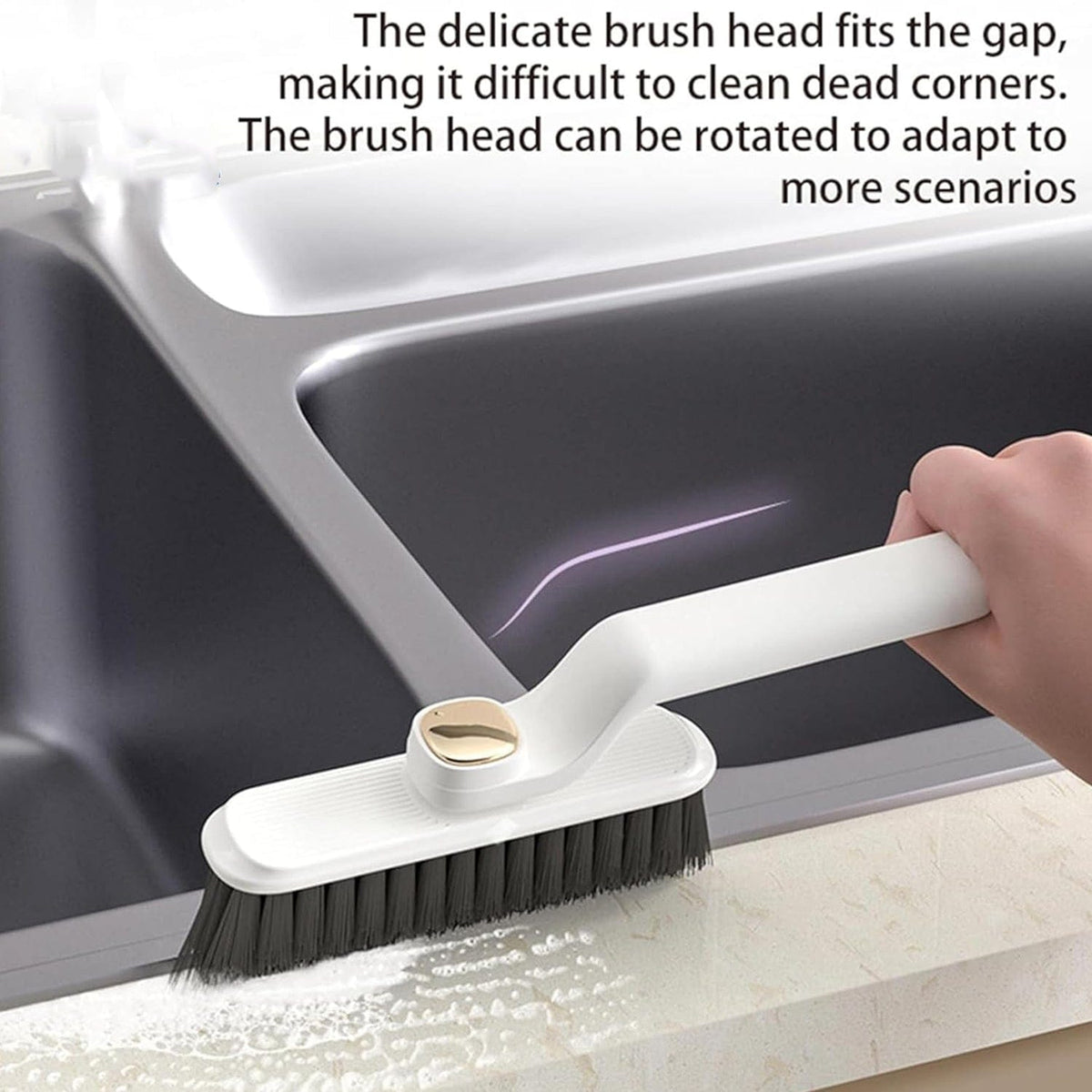 360° multifunctional cleaning brush (Set of 2) | Bathroom Cleaning Brush Tiles Toilet Cleaner Scrubber 360° multifunctional cleaning brush (Set of 2)