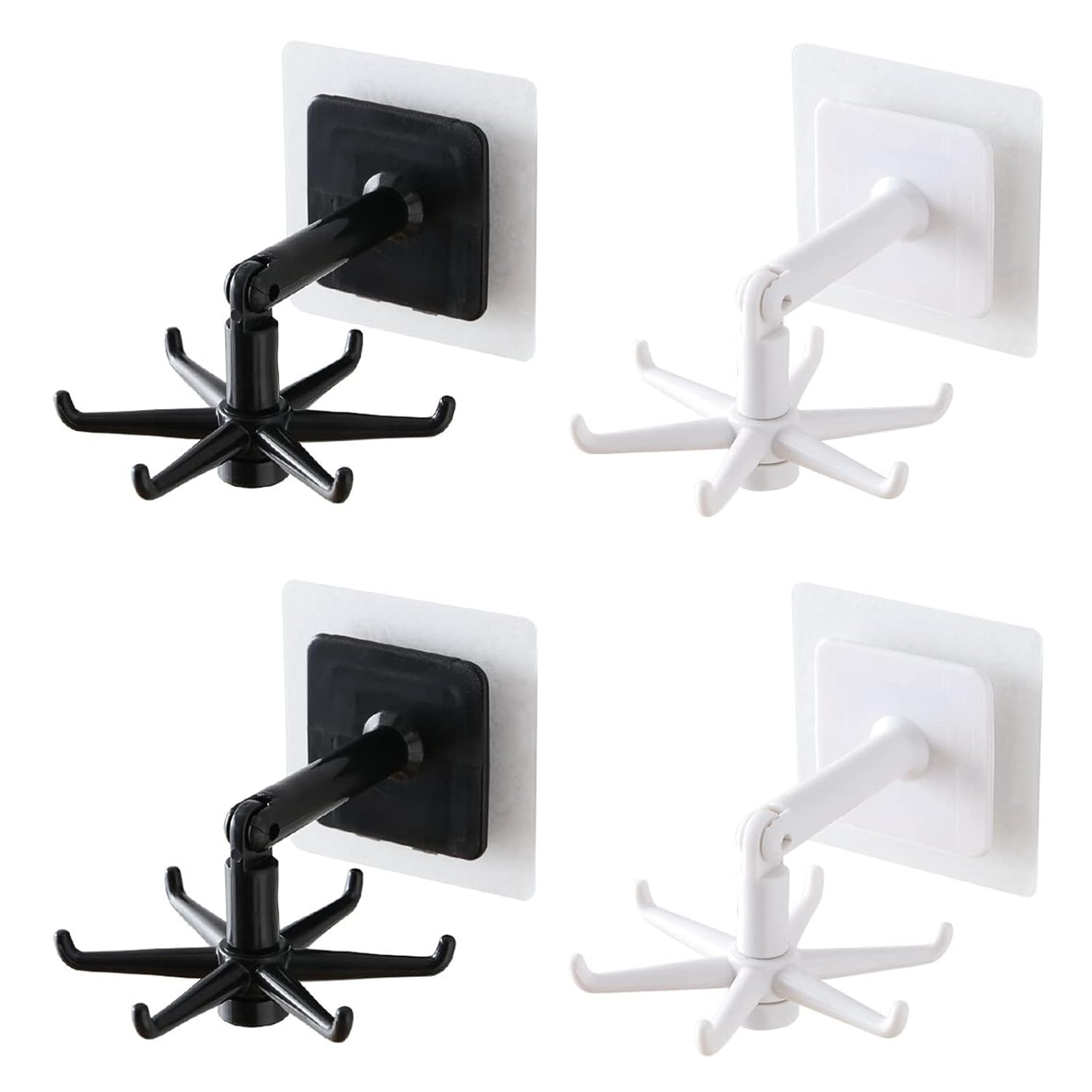 360° Rotating Kitchen Hook (Pack of 8) | Kitchen Items Tools Utensils Decor Modern Design Kitchenware - 360° Rotating Kitchen Hook (Pack of 8)