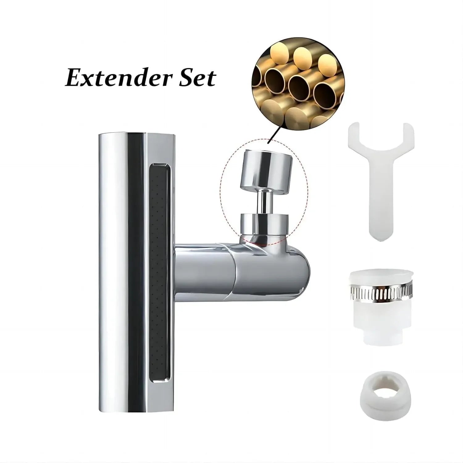 360° Swivel Faucet Extender | Kitchen Tap Sink Faucet Extender Water Wahing Basin Faucets - 360° Swivel Faucet Extender